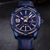 Picture of Naviforce nf-9117 Leather Blue Analog Watch for Men