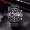 Picture of Naviforce nf-9137 Leather black  Analog Watch for Men