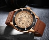Picture of Naviforce nf-9116 Leather Brown Copper Analog Watch for Men
