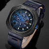 Picture of Naviforce nf-9141 Leather Blue Analog Watch for Men