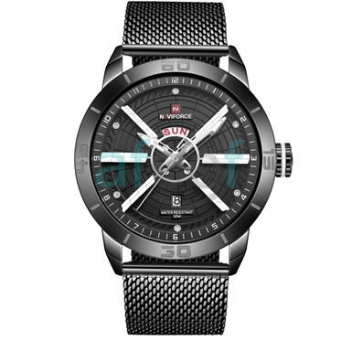 Picture of Naviforce nf-9155 Metal Black Analog Watch for Men
