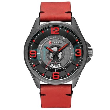 Picture of Curren cr-8305 Red Black Analog Watch for Men
