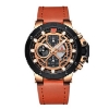 Picture of Naviforce nf-9159 Leather Brown Copper Analog Watch for Men