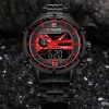Picture of Naviforce nf-9119 Metal Black Red Analog Watch for Men