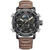 Picture of Naviforce nf-9160 Leather Brown Analog Watch for Men