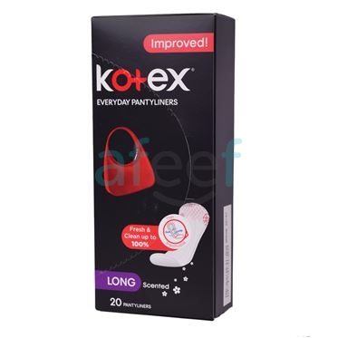 Picture of Kotex Everyday scented Long Panty Liners Pack of 20  