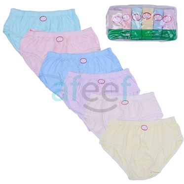 Picture of Women Panty Briefs Set of 6 Pieces (P07) Assorted Design (Made In Philipines)