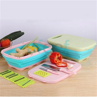 Picture of 9in1 Multi-Function Kitchen Chopping Board Folding Basket (LMP327)