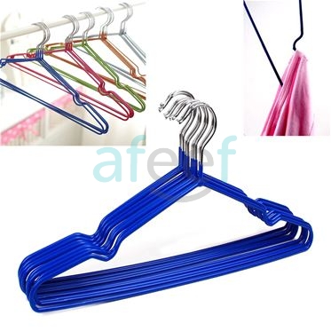 Picture of Clothes Hanger Stainless Steel + Rubber Set of 10 pcs (716)