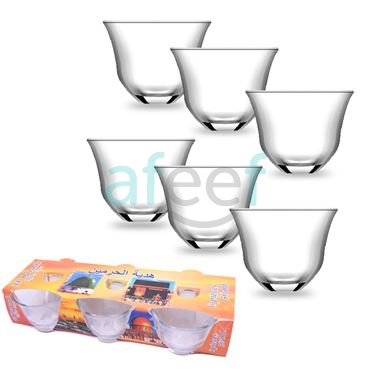 Picture of Arabic Small Coffee Cup Set of 6 pcs 56 ML (LMP15)