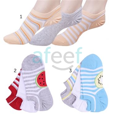 Picture of Women Extra Low Cut Socks Set of 3 pair (7023)