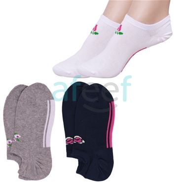 Picture of Women Extra Low Cut Socks Set of 3 pair (7107)