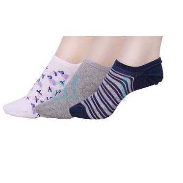 Picture of Women Low Cut Socks Set of 3 Pair (7101)