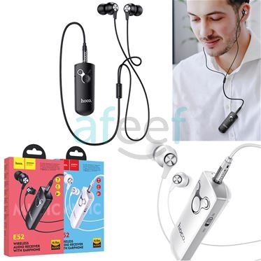 Picture of Hoco E52 Earphones with Bluetooth Wireless Audio Receiver