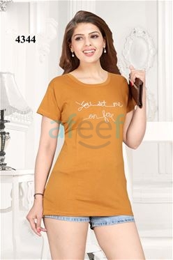 Picture of Women Cotton T-shirt (4344)