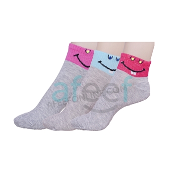 Picture of Soft Ankle Socks Set of 3 pairs Made in Turkey (AS08)