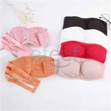 Picture of Soft Padded Push Up Strapless Bra Free Size (W55)