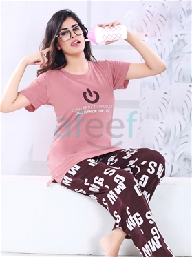 Picture of Feelings Cotton Women Pajama Set (533-2)