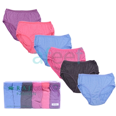 Picture of Women Panty Briefs Set of 6 Pieces (205) (Made In Indonesia) Free Size