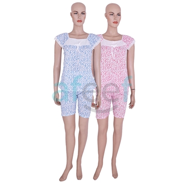 Picture of Sleevless Shorts Night Wear Set Of 2  pcs (NSS-03)