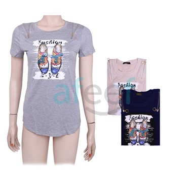 Picture of Women Casual T-shirt (YD844)