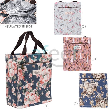 Picture of Floral Insulated Shopper/Lunch Bag Medium (8231)  