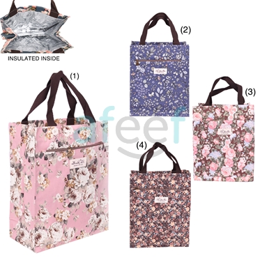 Picture of Floral Insulated Shopper/Lunch Bag Large (8347)
