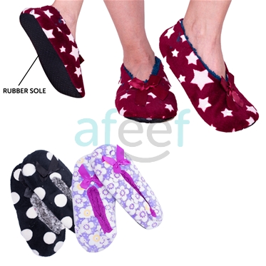 Picture of Fluffy Foot Cover With Rubber Sole Assorted Colors (FC-20)