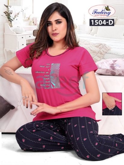 Picture of Night-Wear/Pyjama For Women (1504-D) 