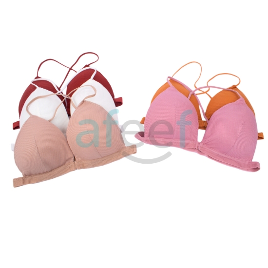 Picture of Colorful Soft Padded Bra Free Size (Assorted Colors) (229)