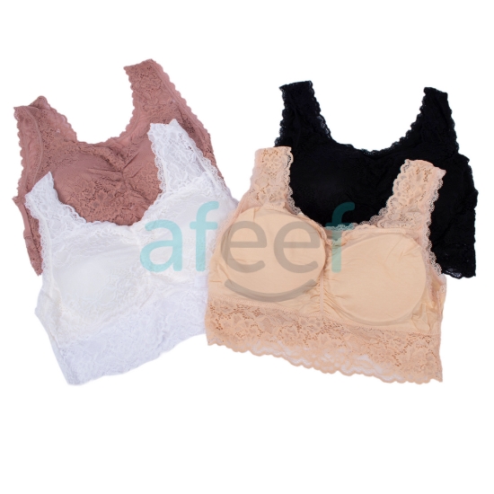 Picture of Backless Lace Design Bra XXL Size (2868)