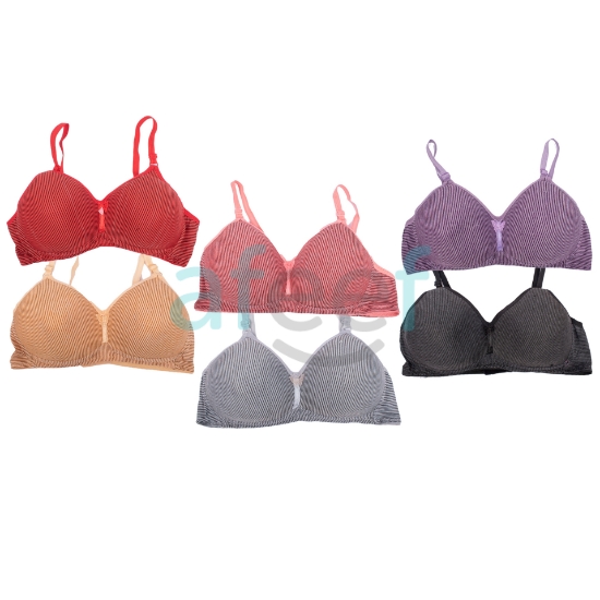 Picture of Soft Padded Bra Assorted Colors 2872