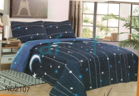 Picture of Stylish Single Bed Printed Bed Spread (ND-2107) 