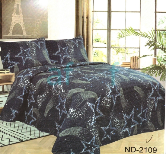Picture of Stylish Single Bed Printed Bed Spread (ND-2109)