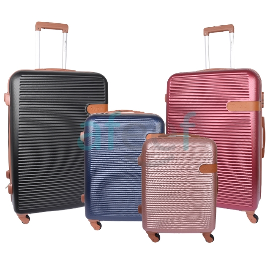 Picture of Stylish Fiber Luggage with 4 Wheels 20/ 24/ 28 Inches (M123)