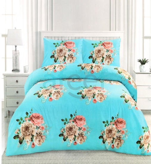 Picture of Single Fitted Printed Bed Sheet With 1 Pillow Cover (SFB06)  