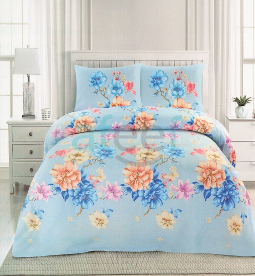 Picture of Single Fitted Printed Bed Sheet With 1 Pillow Cover (SFB07)   