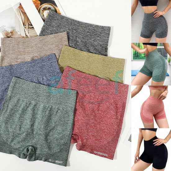Picture of High Waist Stretchable Slim Shorts Free Size Asst.Colors (NA20)