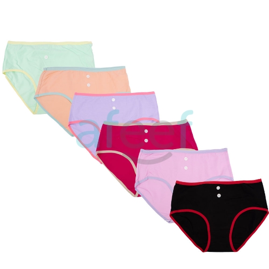 Picture of Women's Brief Underwear Free Size Set of 6 Pieces (B1005)