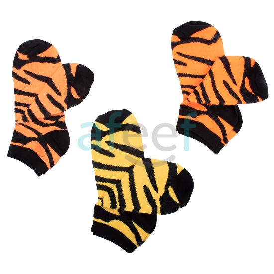 Picture of Ankle Socks Set Of 3 Pair Assorted Colors (AS47)