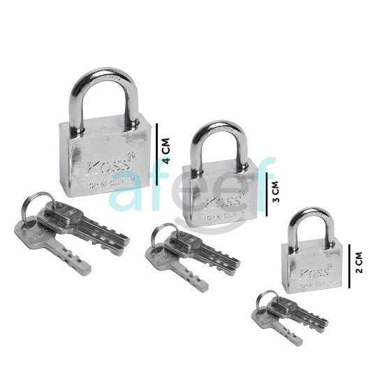 Picture of Pad Lock with Keys Set of 3 pieces (LMP624)