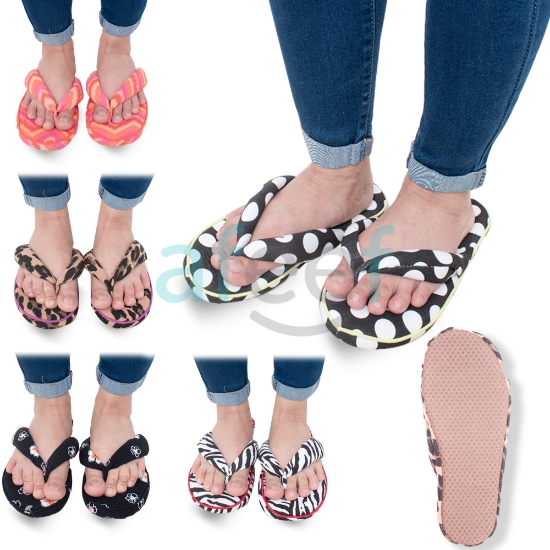 Picture of Daily wear Soft Home Slippers Assorted Prints Free Size (HM52)