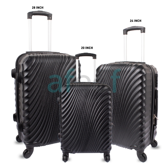 Picture of STYLISH FIBER 4 WHEEL LUGGAGE TROLLEY BAG 24 INCH (TW02)