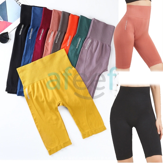 Picture of High Waist Stretchable Shorts Free Size  Assorted Colors (NA18)