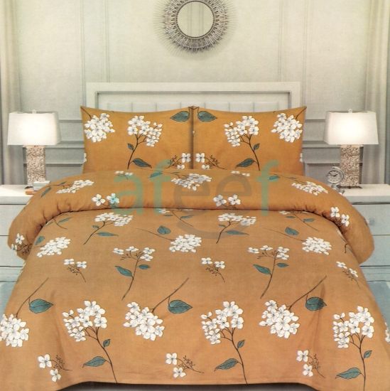 Picture of Double Fitted Printed BedSheet With 2 Pillow Cover (DBL30)