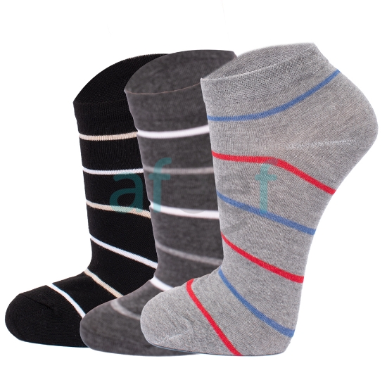 Picture of Ankle Socks Set Of 3 Pair (AS-56)
