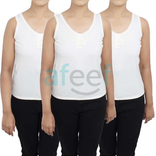 Picture of Inner-Wear For Women Fanilla White Set of 3 Pieces (A18)
