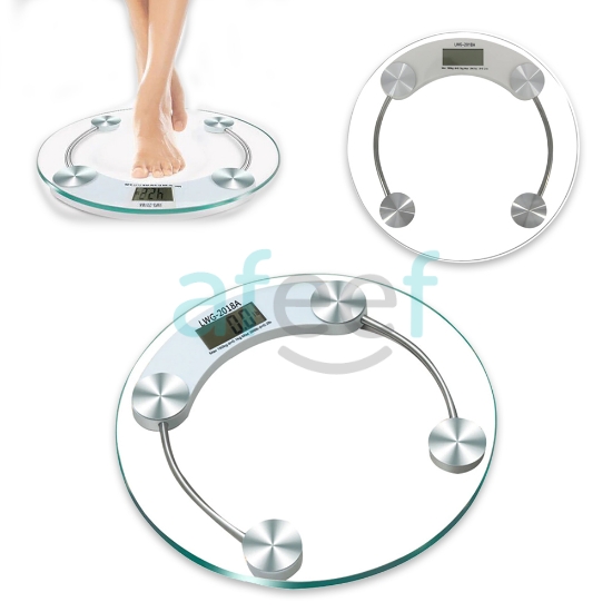 Picture of  Digital Round Tempered Glass Weighing Scale (LMP470)