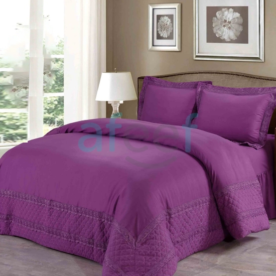 Picture of Comforter Set of 4 Pieces 180 X 230 CM (K4.DARK PURPLE)