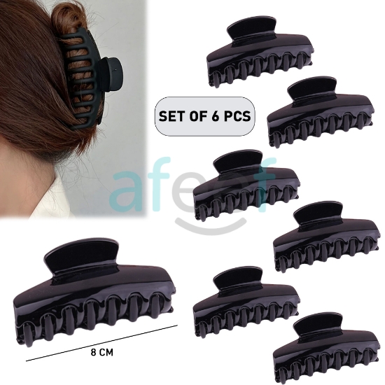 Picture of CLAW CLAMP CLIP SET OF 6 PCS BLACK (HA18)
